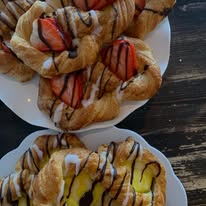 Bakverk med frukt